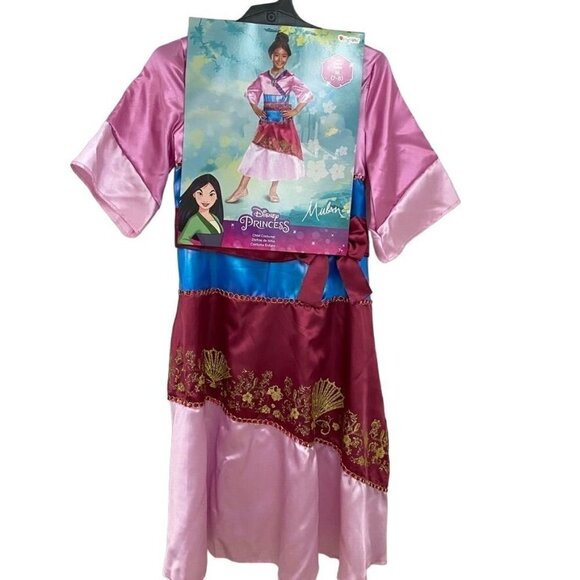 Disguise Disney Princess Mulan Costume Dress Character Cameo Costume Sz Med - Picture 3 of 10
